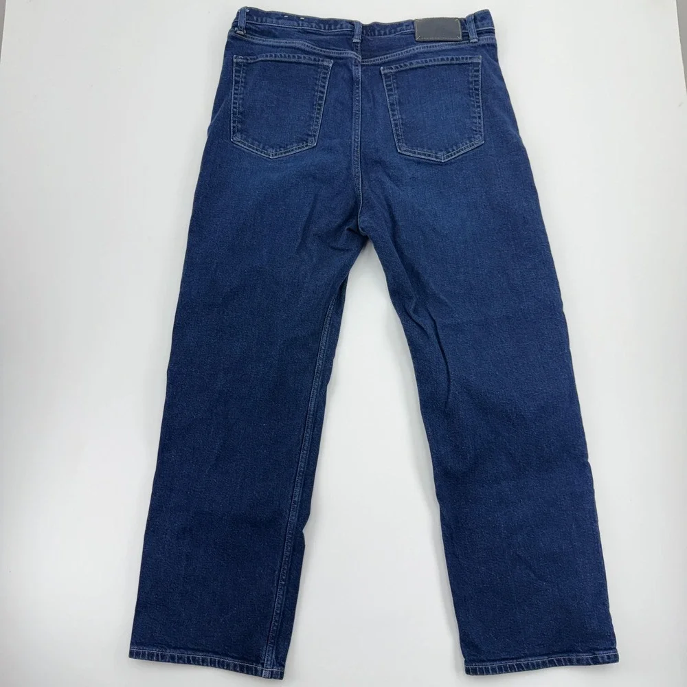 Banana Republic 90s Straight Dark Wash Jeans Mens 33 High Rise S/825196-01